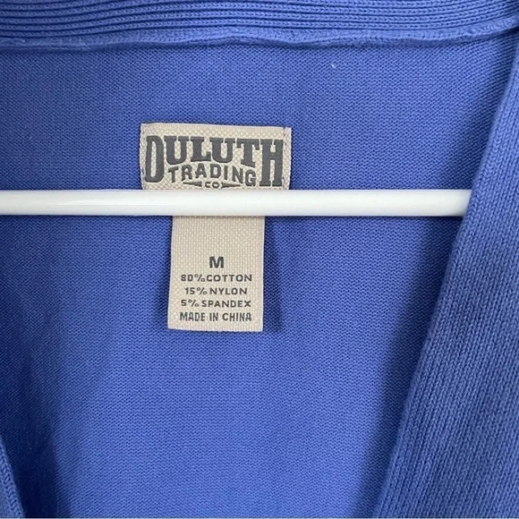 Duluth Trading Co blue long cardigan - Picture 4 of 4